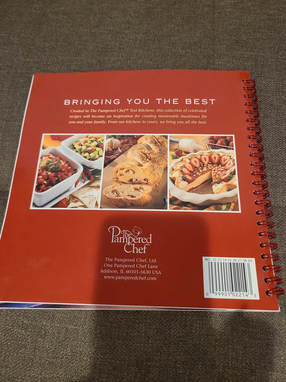 The Pampered Chef: All the Best From Our Kitchens to Yours spiral-bound cookbook